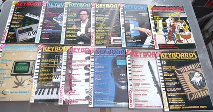 various-47x Keyboards mags Feb 85-Dec 88